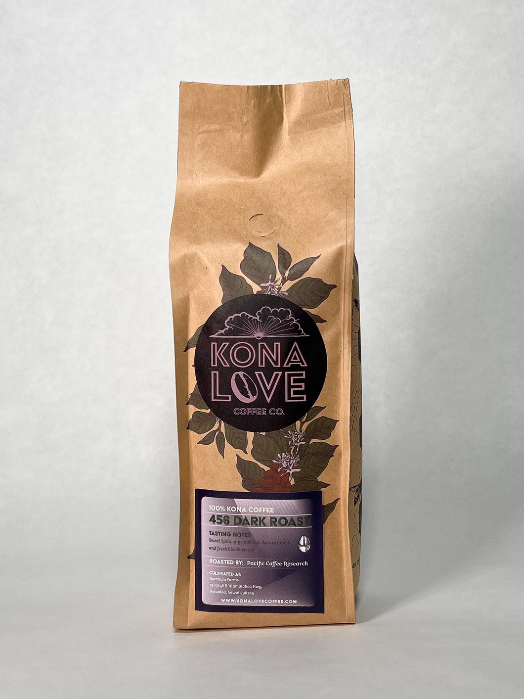 456 Dark Roast 100% Kona Coffee
