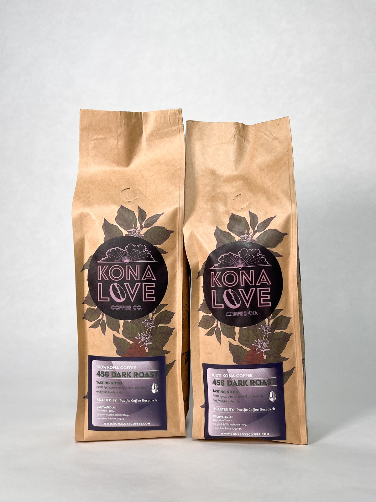 456 Dark Roast 100% Kona Coffee