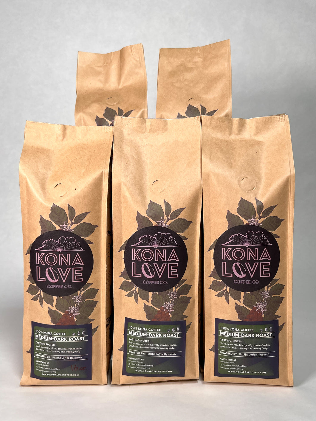 Medium-Dark Roast 100% Kona Coffee